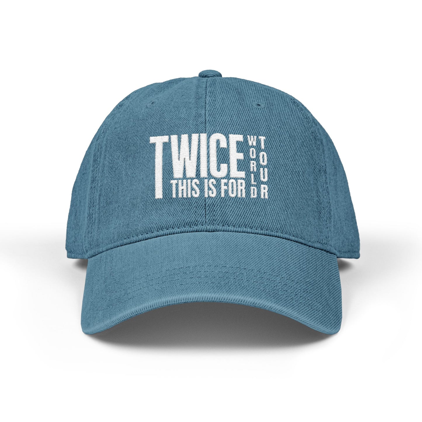 TWICE Tour Merch - This is For Embroidered Denim Hat