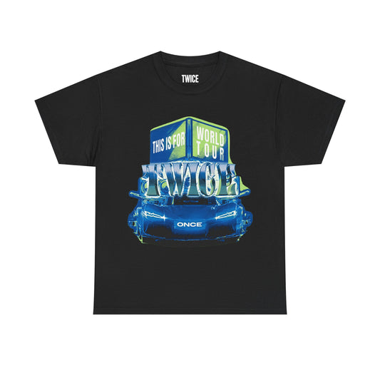TWICE Tour Merch - Blue Luxury Car Tee