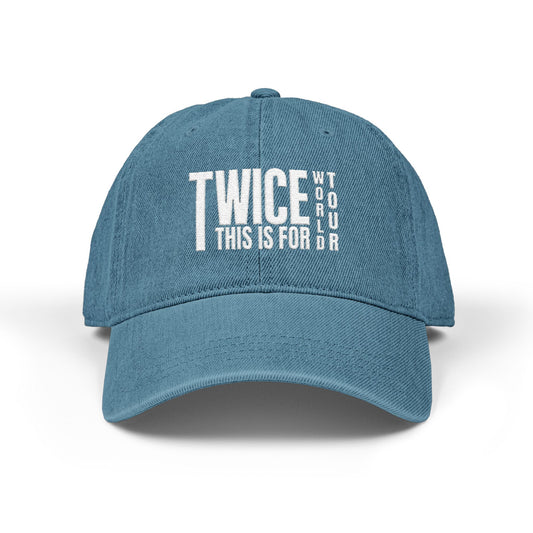 TWICE Tour Merch - This is For Embroidered Denim Hat